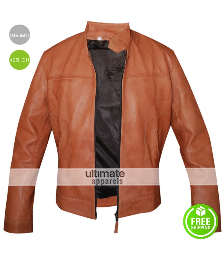 Light Brown Leather Jackets - Jacket