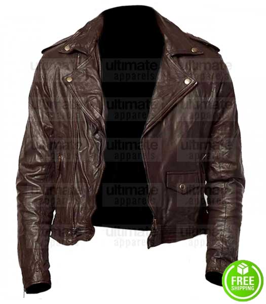 Buy Mens Dark Brown Leather Jacket