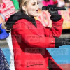100th Thanksgiving Day Meg Donnelly Red Wool Coat 100th Thanksgiving Day Meg Donnelly Red Wool Coat