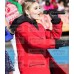100th Thanksgiving Day Meg Donnelly Red Wool Coat