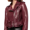 13 Reasons Why Alisha Boe (Jessica Davis) Maroon Leather Jacket