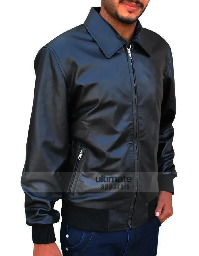 Arrow Oliver Queen (Stephen Amell) Black Bomber Jacket Arrow Oliver Queen (Stephen Amell) Black Bomber Jacket