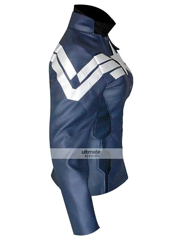 Captain America Winter Soldier Women Jacket Costume Captain America Winter Soldier Women Jacket Costume