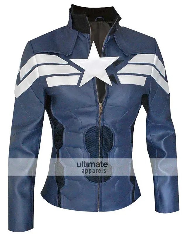 Captain America Winter Soldier Women Jacket Costume Captain America Winter Soldier Women Jacket Costume