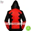 Deadpool Halloween Costume Hooded Athletic Jacket Deadpool Halloween Costume Hooded Athletic Jacket