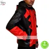 Deadpool Halloween Costume Hooded Athletic Jacket Deadpool Halloween Costume Hooded Athletic Jacket