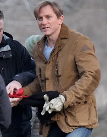 Dream House Daniel Craig Brown Leather Jacket