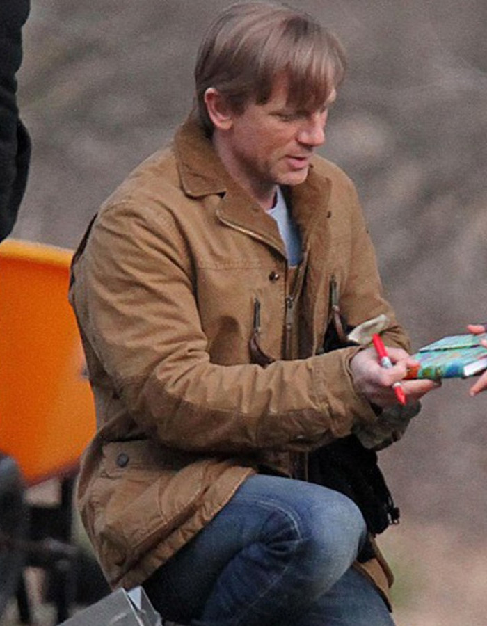 Dream House Daniel Craig Brown Leather Jacket