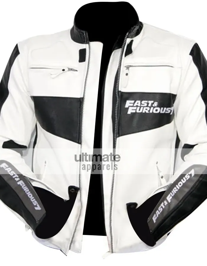 Fast and Furious 7 Premiere Vin Diesel White Jacket Fast and Furious 7 Premiere Vin Diesel White Jacket