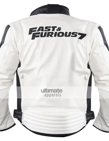 Fast and Furious 7 Premiere Vin Diesel White Jacket