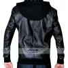 Eminem Grammy Awards Bear Collar Hooded Biker Jacket