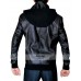 Eminem Grammy Awards Bear Collar Hooded Biker Jacket