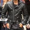 Jared Leto Black Biker Leather Jacket Jared Leto Black Biker Leather Jacket