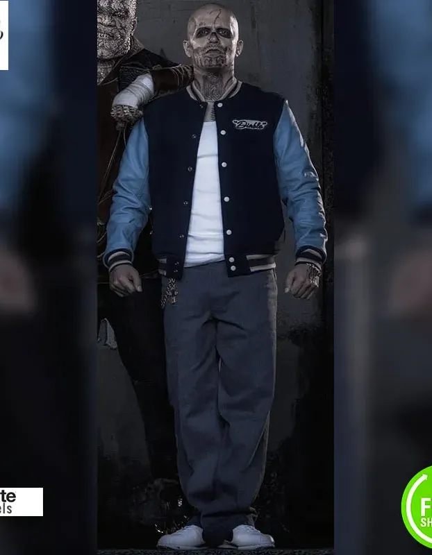 Jay Hernandez Suicide Squad Bomber Baseball Jacket	