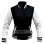 Kim Kardashian Black/White Varsity Bomber Jacket