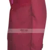 Men's Red Cotton Trench Coat