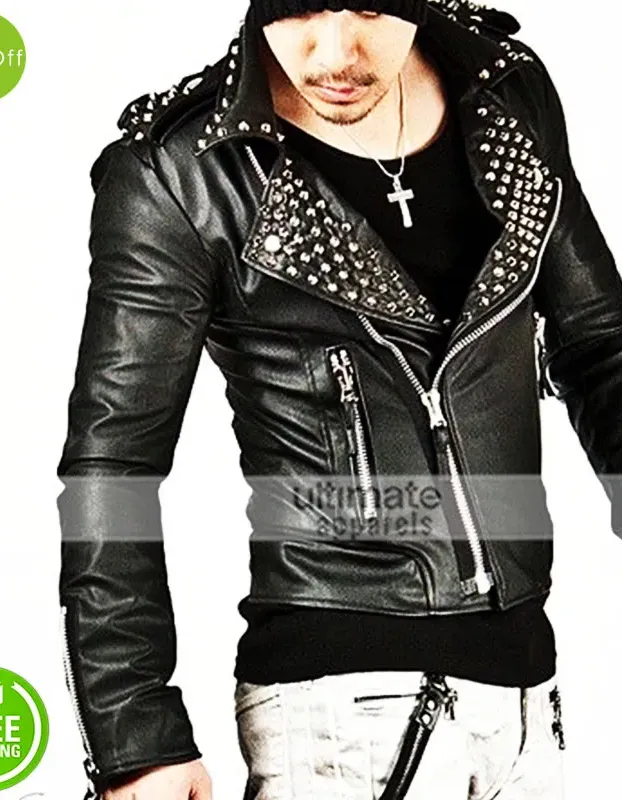 New Men Fashion Mod Tough Masculine Rider Leather Coat New Men Fashion Mod Tough Masculine Rider Leather Coat