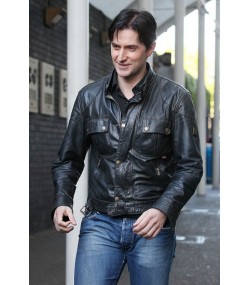 Richard Castle (Nathan Fillion) Black Leather Jacket