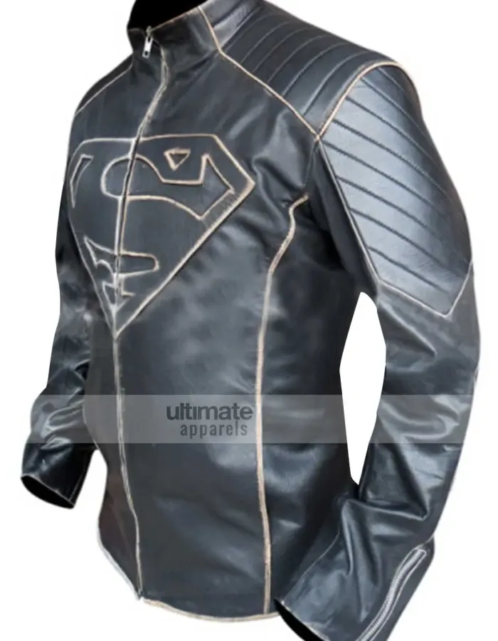 Smallville Premium Superman Black Buff Jacket