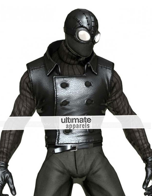Spiderman Noir Replica Marvel Heroes Costume Vest Spiderman Noir Replica Marvel Heroes Costume Vest