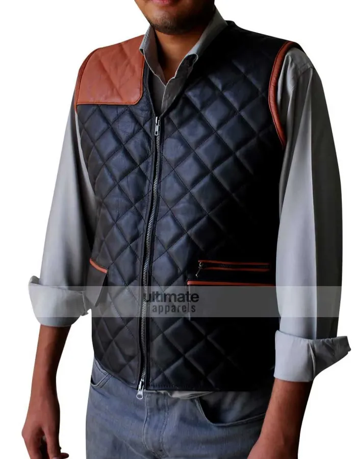 Walking Dead Governor Quilted Vest Walking Dead Governor Quilted Vest