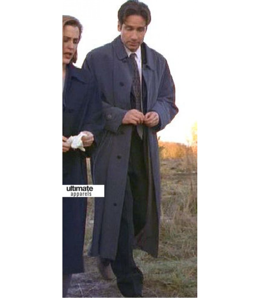 X-Files David Duchovny (Fox Mulder) Trench Coat