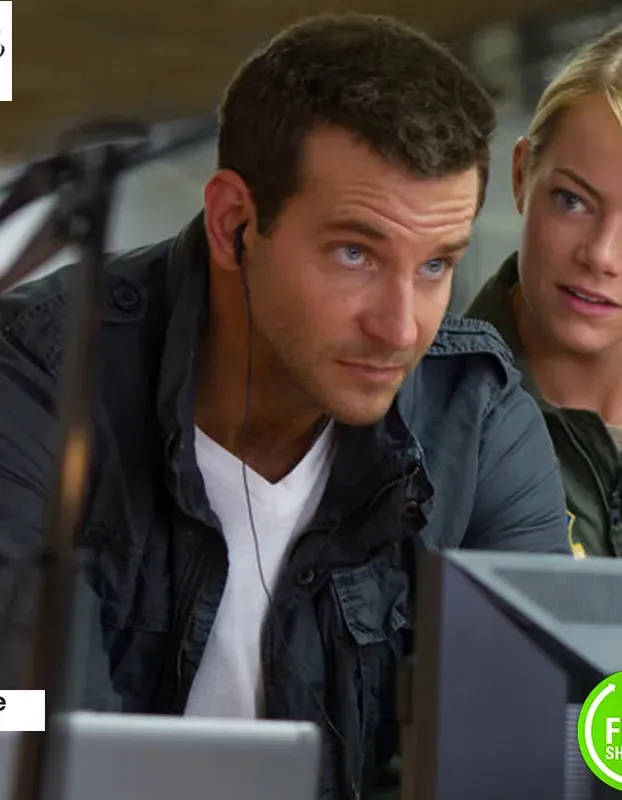 Bradley Cooper Aloha Brian-Gilcrest Military Jacket