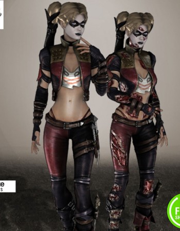 Injustice Harley Quinn Insurgency Costume Jacket Injustice Harley Quinn Insurgency Costume Jacket