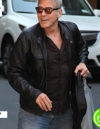 Late Show With Letterman George Clooney Black Jacket