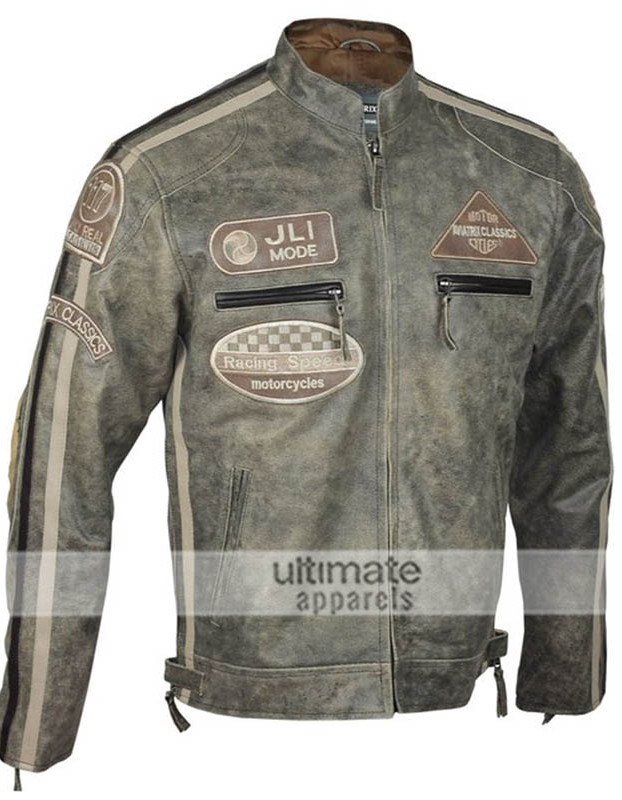 Mens Jli Mode Desert Vintage Urban Retro Biker Jacket Mens Jli Mode Desert Vintage Urban Retro Biker Jacket