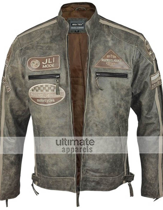 Mens Jli Mode Desert Vintage Urban Retro Biker Jacket Mens Jli Mode Desert Vintage Urban Retro Biker Jacket