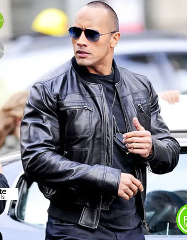 The Other Guys Dwayne Johnson Danson Black Jacket The Other Guys Dwayne Johnson Danson Black Jacket
