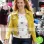 Kelly Preston Yellow Ladies Leather Jacket