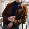 Armie Hammer The Man from Uncle Brown Jacket Armie Hammer The Man from Uncle Brown Jacket