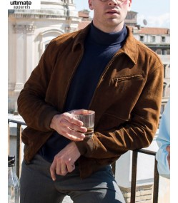 Armie Hammer The Man from Uncle Brown Jacket