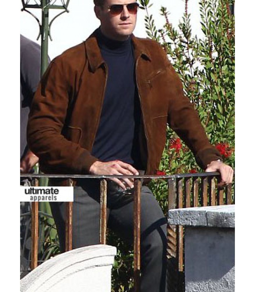 Armie Hammer The Man From Uncle Brown Jacket