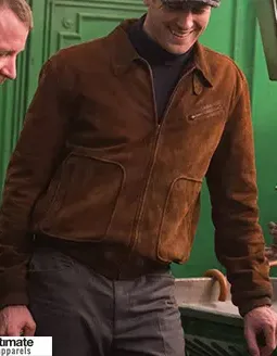 Armie Hammer The Man from Uncle Brown Jacket Armie Hammer The Man from Uncle Brown Jacket