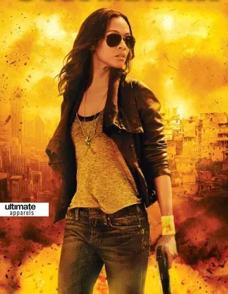 Colombiana Zoe Saldana (Cataleya Restrepo) Jacket
