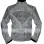 Superman Denim Style Black/White Distressed Jacket