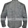 Superman Denim Style Black/White Distressed Jacket Superman Denim Style Black/White Distressed Jacket