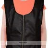 Women's Slim Fit Brown Faux Moto Vest Women's Slim Fit Brown Faux Moto Vest