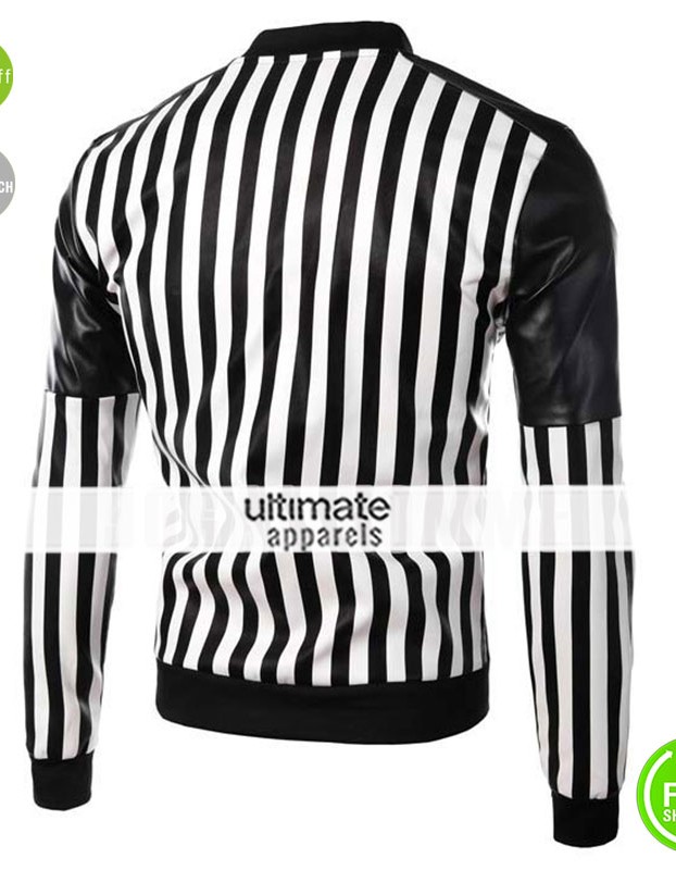 2016 Designers Slim Fit Black and White Stripes Jacket 2016 Designers Slim Fit Black and White Stripes Jacket