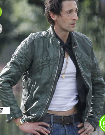American Heist Adrien Brody (Frankie) Green Jacket