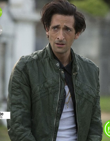 American Heist Adrien Brody (Frankie) Green Jacket