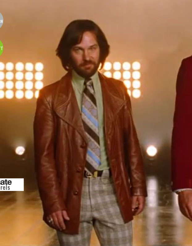 Anchorman 2 Paul Rudd (Brian Fantana) Brown Coat Anchorman 2 Paul Rudd (Brian Fantana) Brown Coat