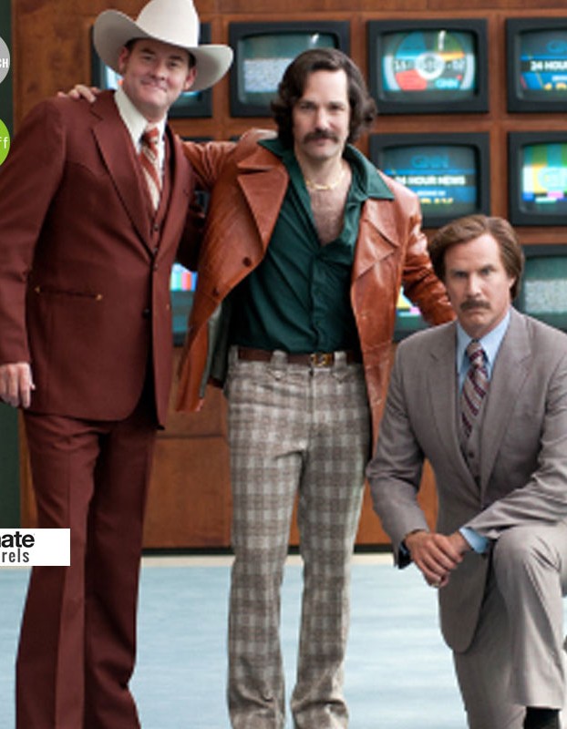 Anchorman 2 Paul Rudd (Brian Fantana) Brown Coat Anchorman 2 Paul Rudd (Brian Fantana) Brown Coat