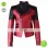 Arrow Women Pink and Black Quilted Biker Jacket