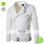 Belted Rider White Motorcycle Men's Jacket 