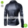 Black Fashion Men Short Slim Fit Collar Leather Jacket Black Fashion Men Short Slim Fit Collar Leather Jacket