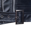 Black Fashion Men Short Slim Fit Collar Leather Jacket Black Fashion Men Short Slim Fit Collar Leather Jacket
